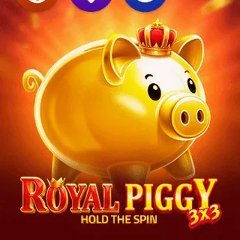Kolikkopeli 3x3 Royal Piggy Hold the Spin studiolta Gamzix – Eurojackpot